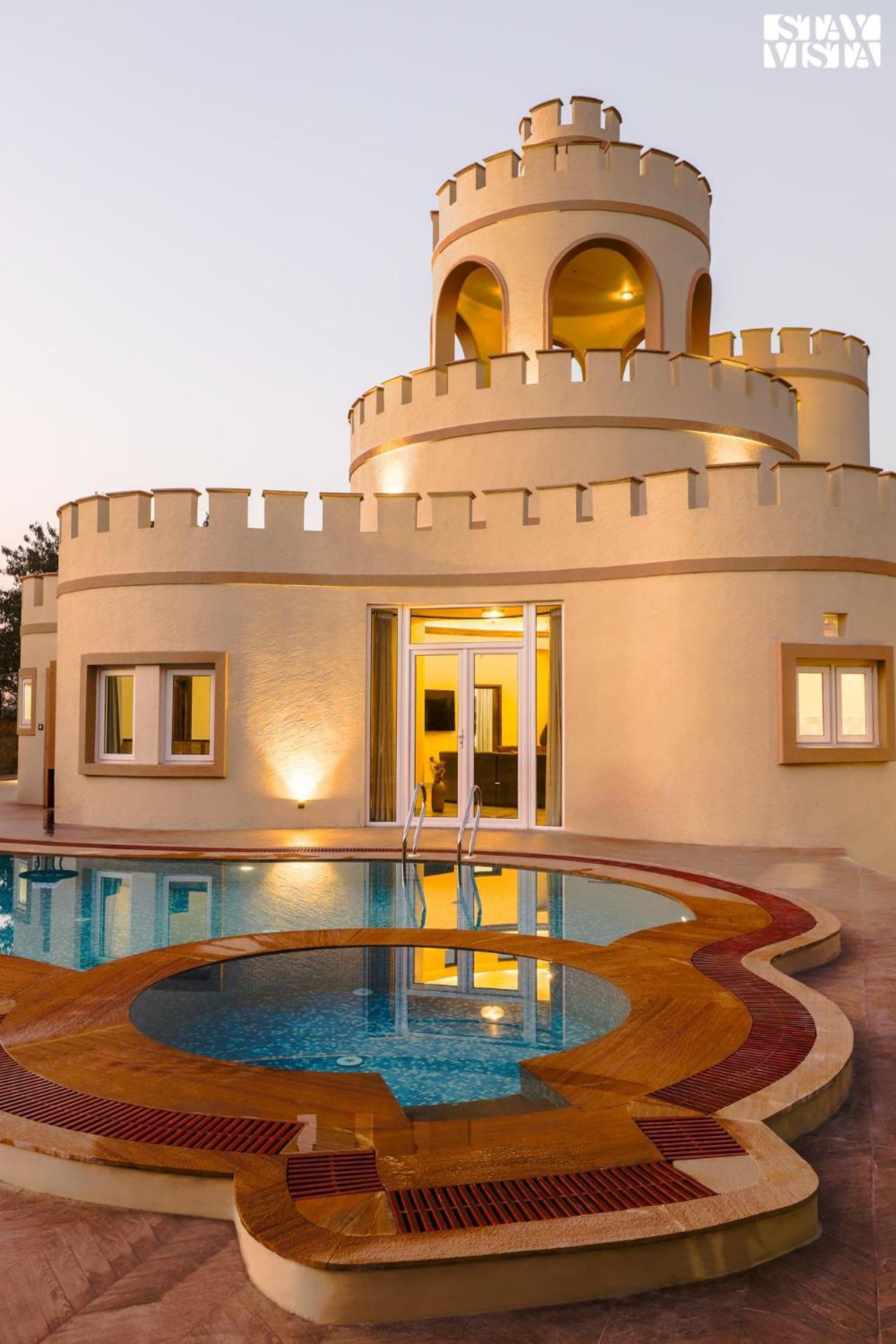 Villa Stayvista's Mystic Castle With Terrace, Swimming Pool, Lawn With Gazebo *