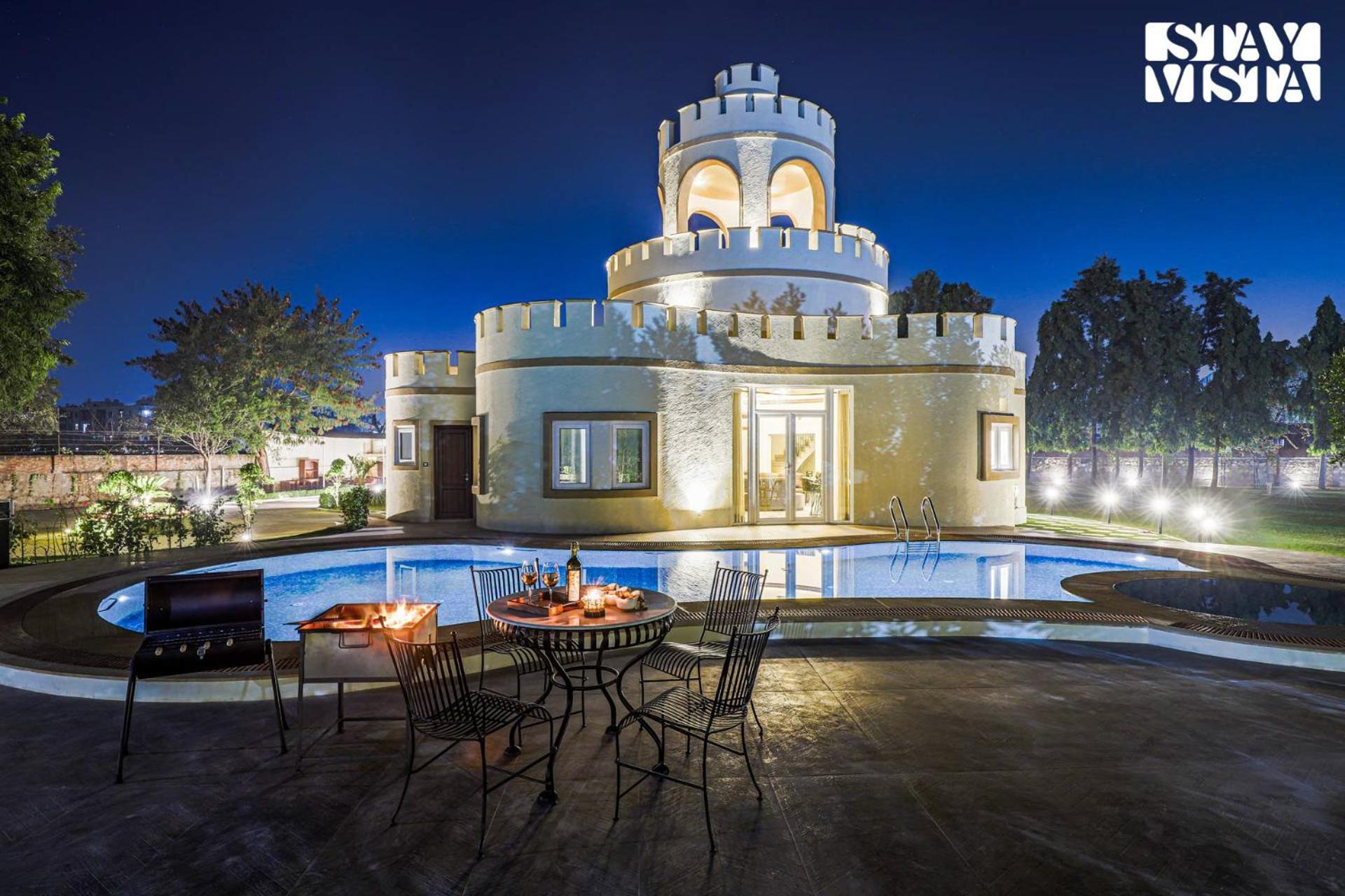 Stayvista's Mystic Castle With Terrace, Swimming Pool, Lawn With Gazebo Villa *